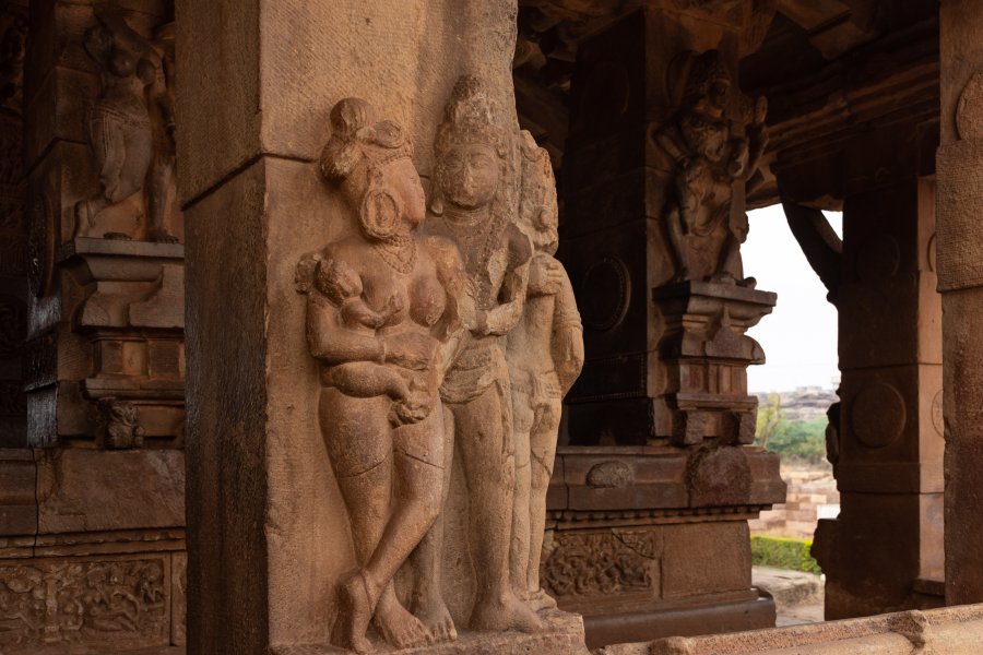 Temple hindou de Durga à Aihole, Inde