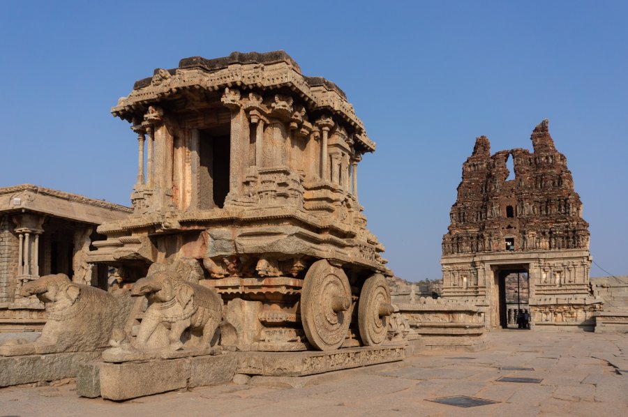 Ratha de charriot au temple Vittala, Hampi