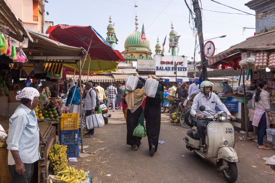 CIty Market à Bangalore en Inde