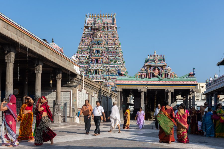 Temple Kapaleeshwarar à Chennai, Inde