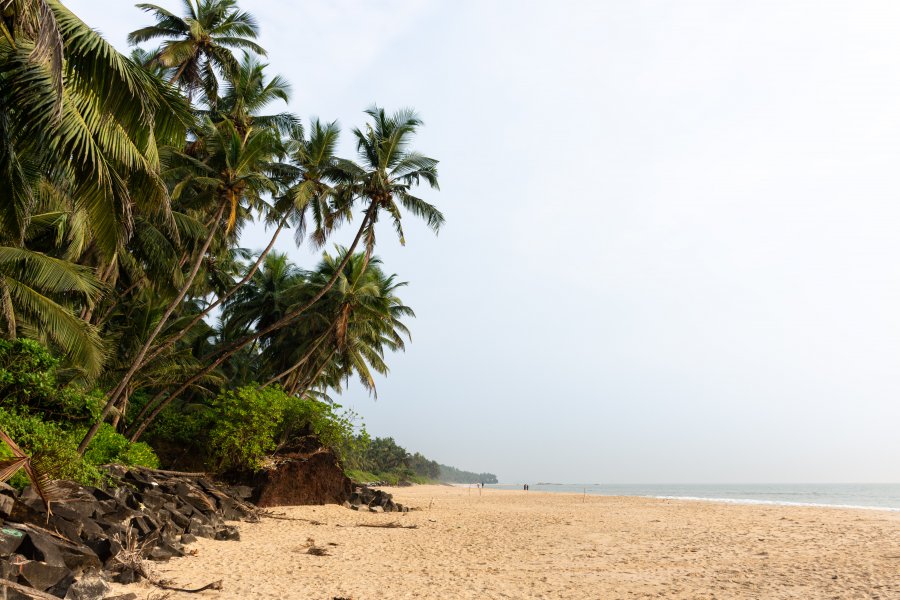 Plage de Kizhunna, Kannur, Kerala