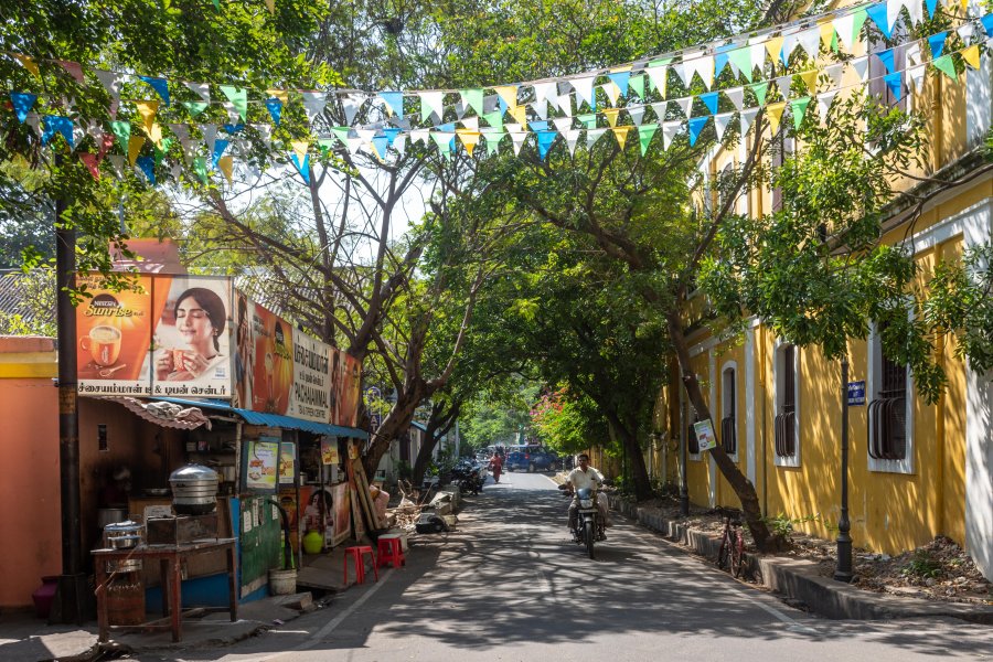 Centre colonial de Pondichéry, Inde