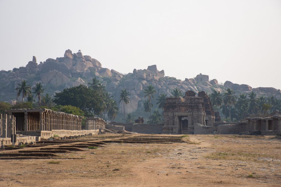 Paysages d'Hampi en Inde