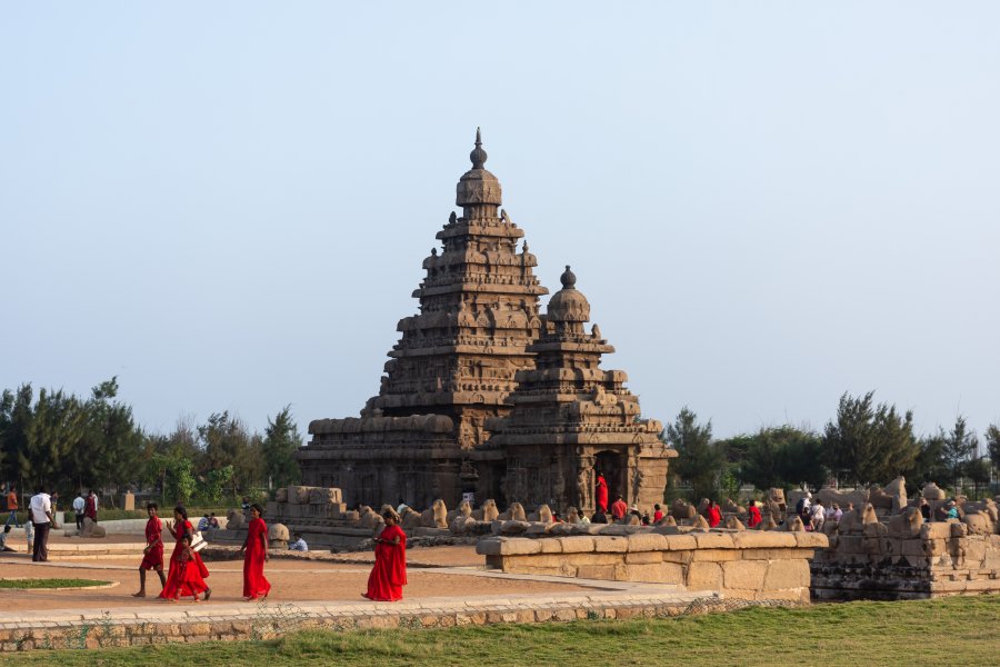 Shore temple à Mahabalipuram, Inde