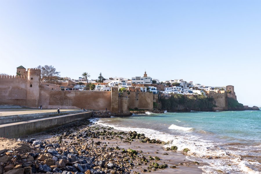 Remparts autour de la médina de Rabat, Maroc