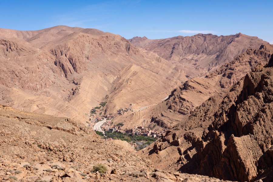 Montagnes, Tinghir, Maroc