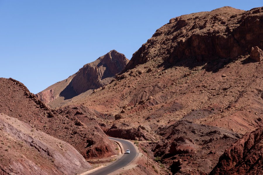 Montagnes près de Dadès, Ouarzazate, Maroc