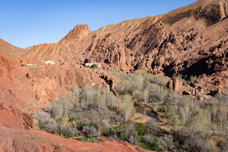 Paysages autour de Tamellalt, Dadès, Maroc