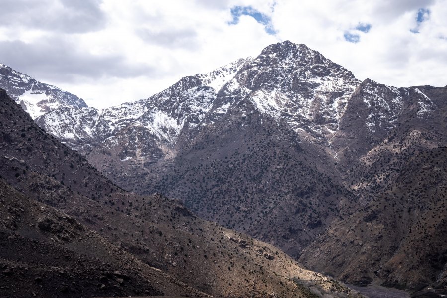 Montagne du Toubkal au Maroc