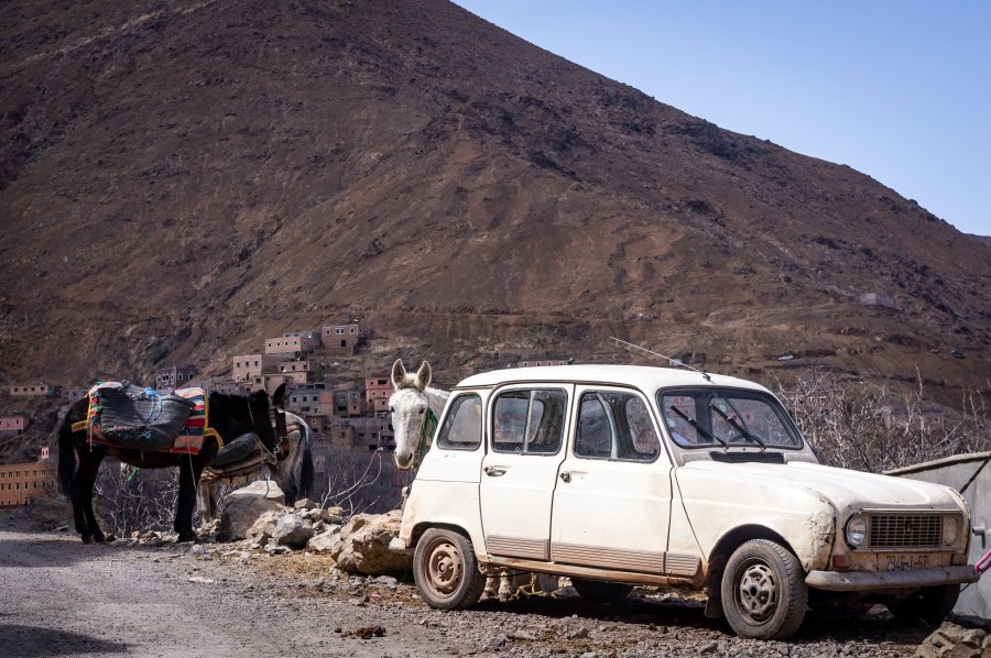 Village d'Imlil au Maroc