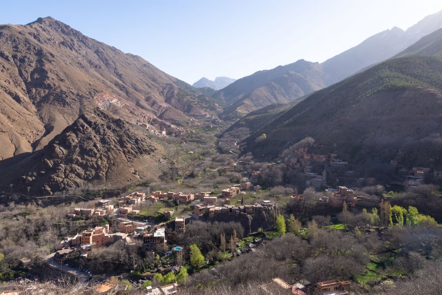 Village d'Imlil au Maroc