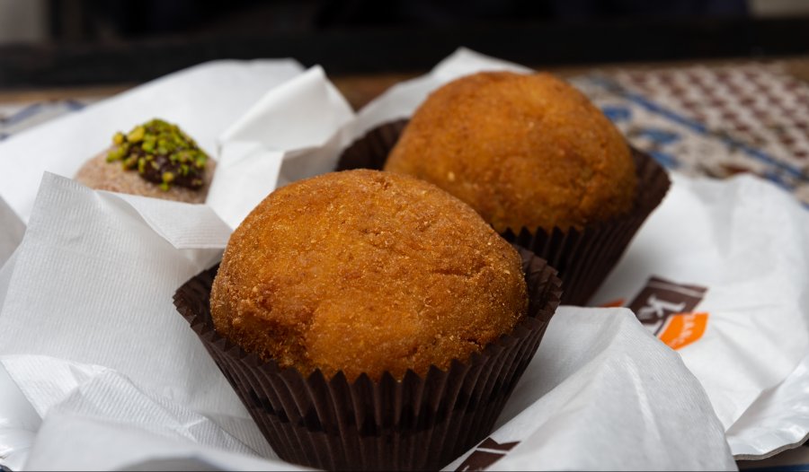 Arancini, nourriture sicilienne