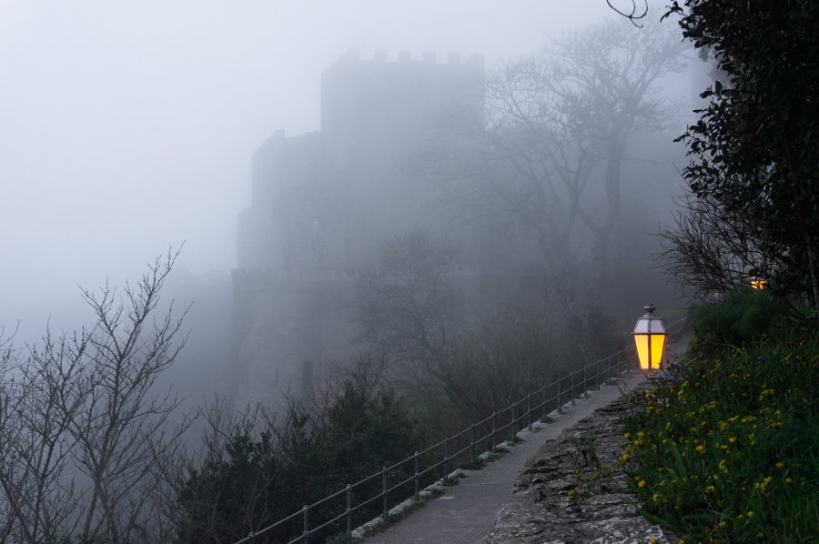 Le château d'Erice en Sicile