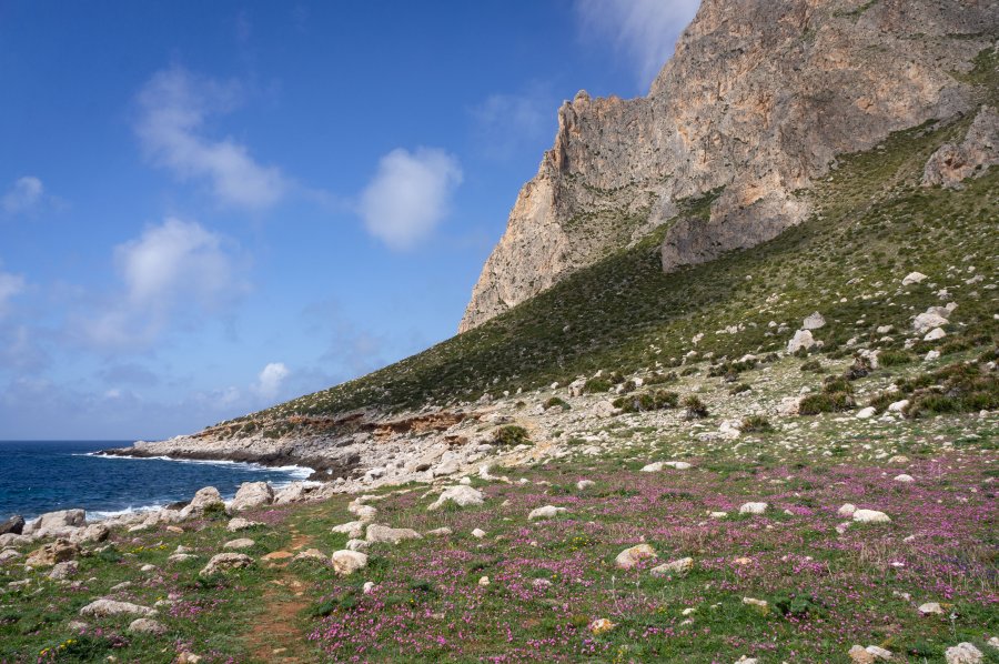 Randonnée près du Monte Cofano, Sicile