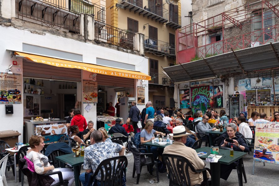 Quartier Vucciria à Palerme