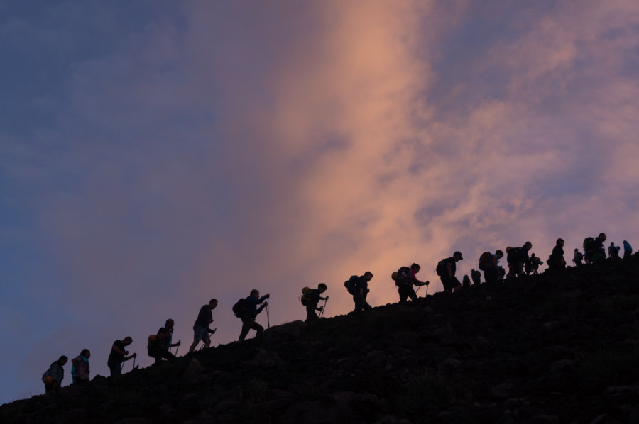 Trek sur le volcan Stromboli, Sicile, Italie