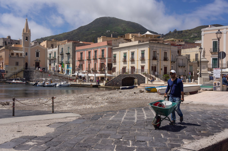 Ville de Lipari, Sicile