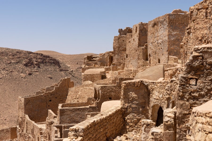 Ksar du vieux village de Chenini, Tunisie