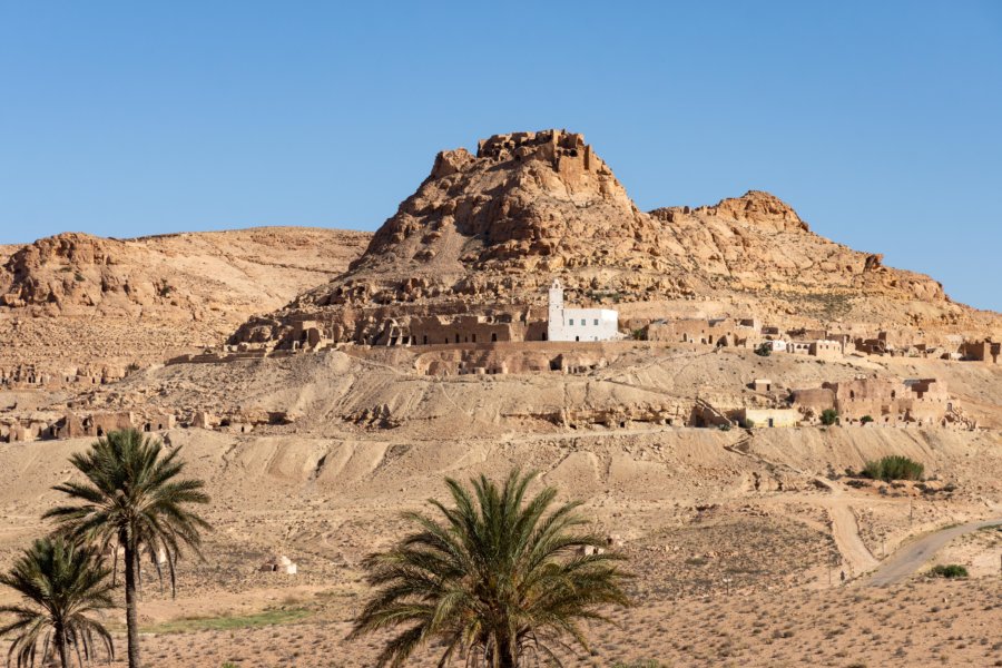 Village berbère de Douiret en Tunisie