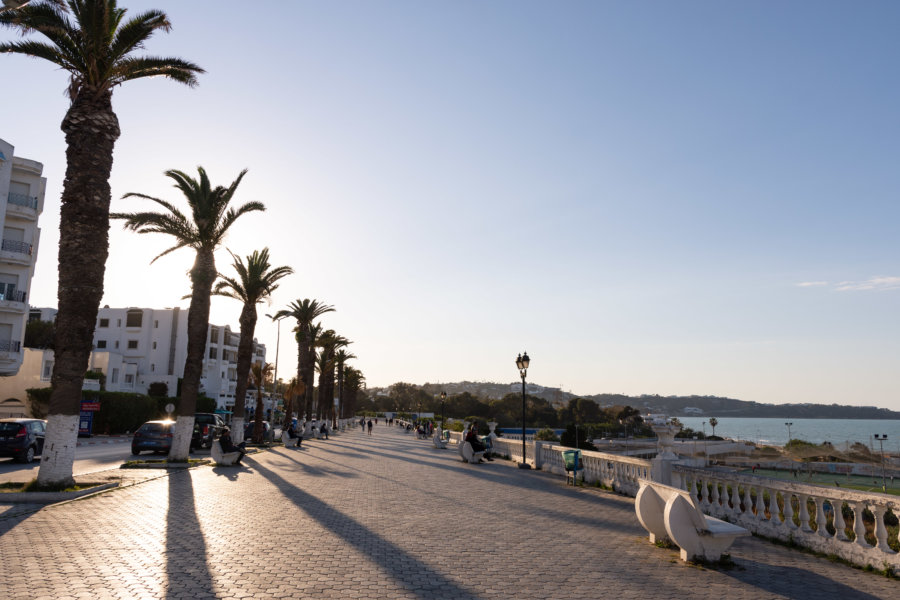 Ville de La Marsa, Tunisie