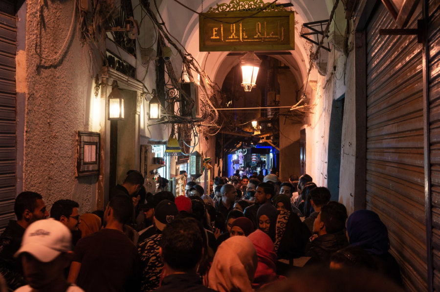 Médina de Tunis un soir de Ramadan