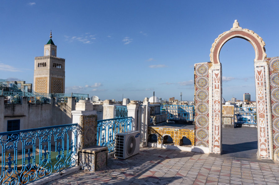 Vue depuis les toits de Tunis