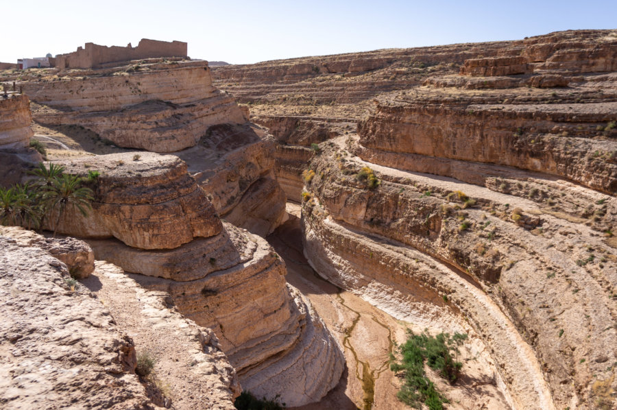 Canyon de Midès en Tunisie