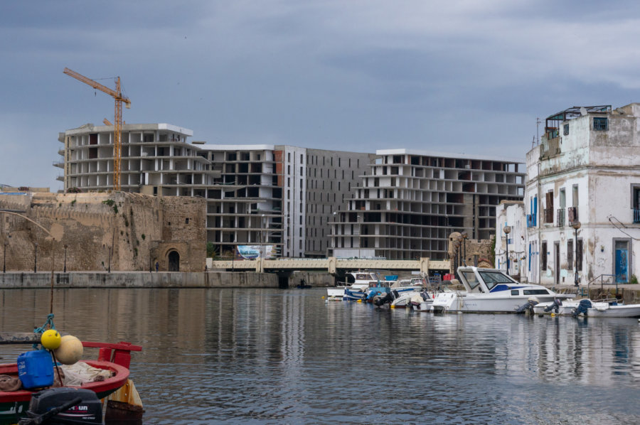 Chantier à Bizerte en Tunisie