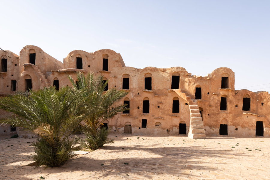 Ghorfas du Ksar Ouled Soltane, Tunisie