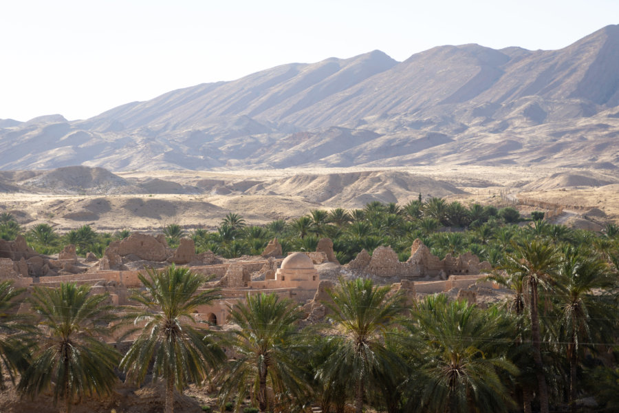 Village de Tamerza en Tunisie