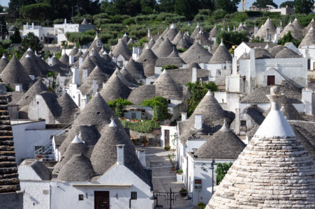 Trulli à Alberobello, Pouilles, Italie du sud