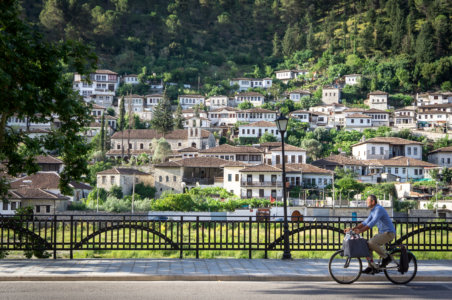 Ville de Berat en Albanie