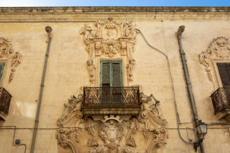 Belle façade à Galatina, Pouilles