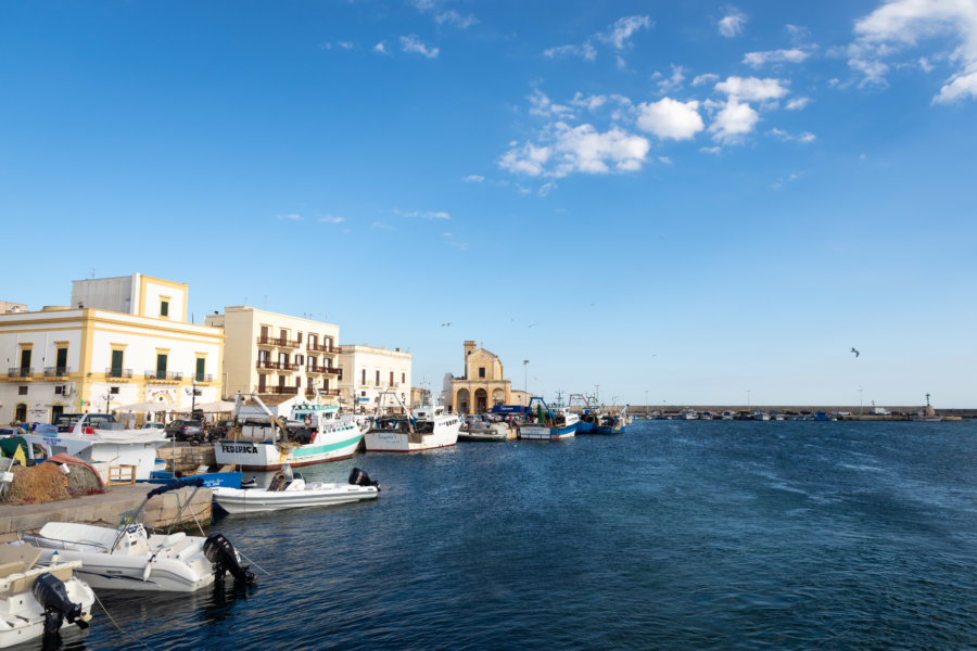 Ville de Gallipoli dans le Salento, Pouilles, Italie