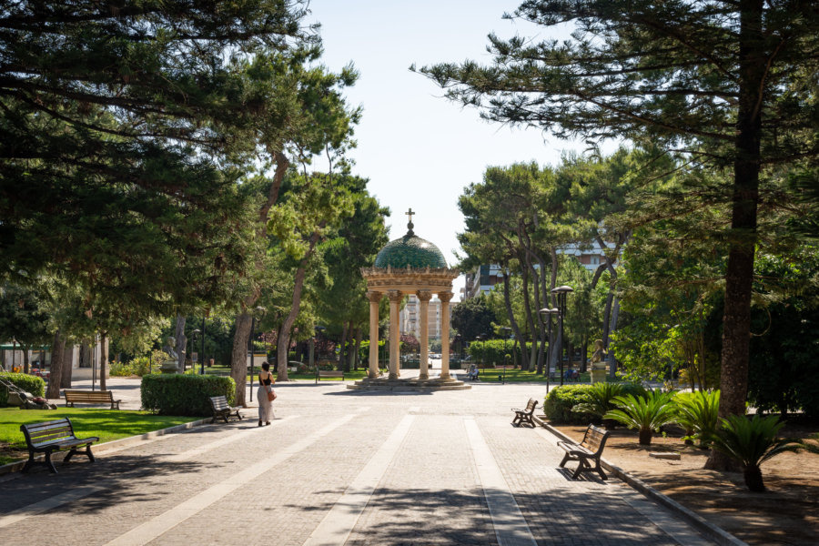 Jardin Villa Comunale à Lecce, Italie