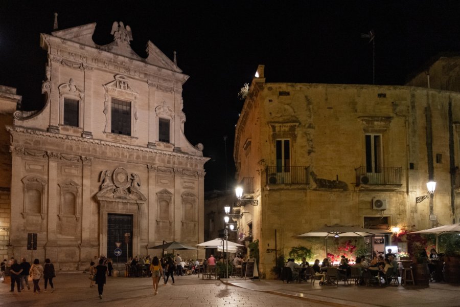 Nuit à Lecce, région desPouilles