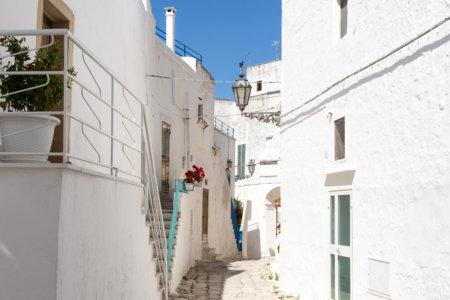 Ostuni, village blanc des Pouilles en Italie