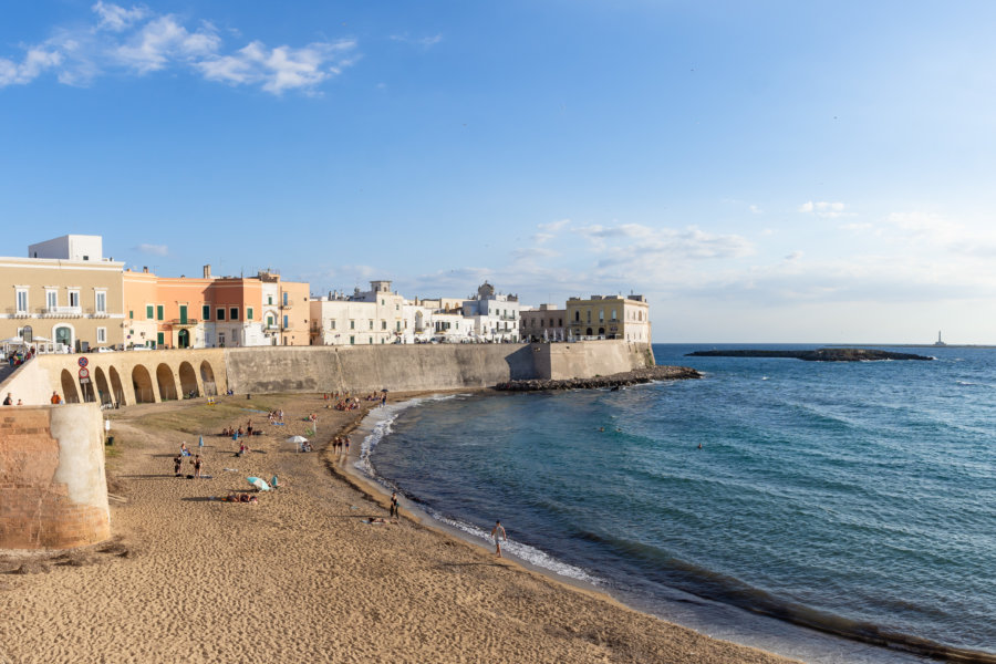 Plage de Gallipoli, Salento, Italie