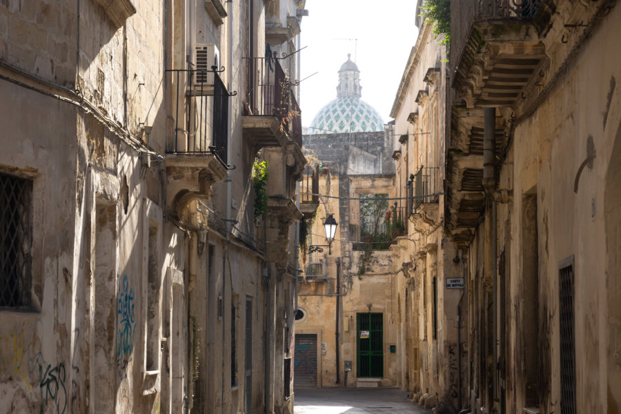 Rue de Lecce, ville des Pouilles