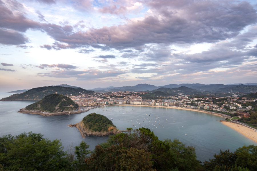 Baie de San Sebastián en Espagne