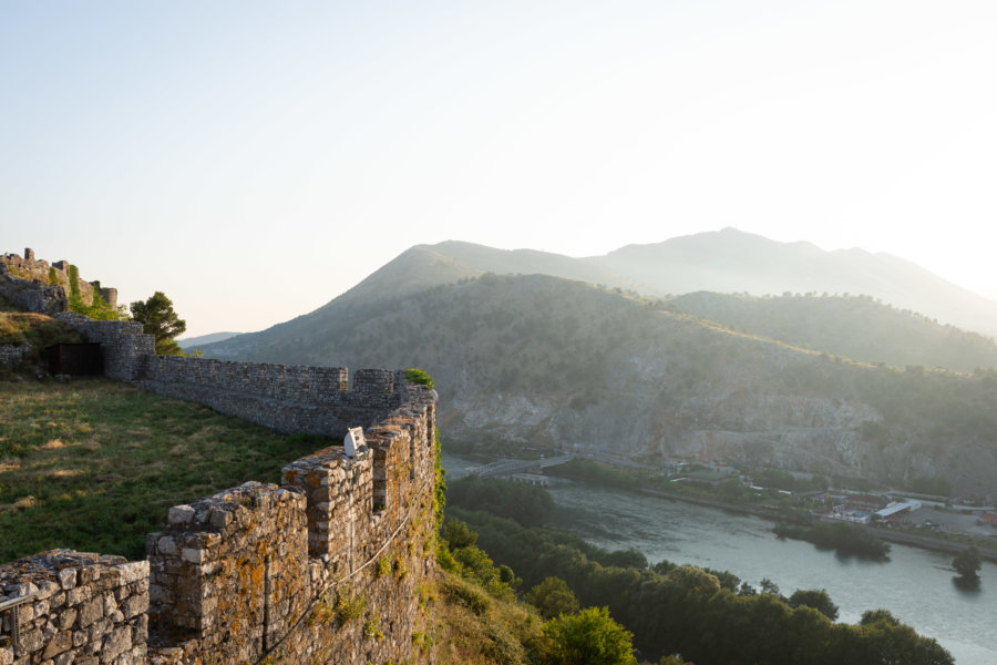 Muraille du château de Shkoder