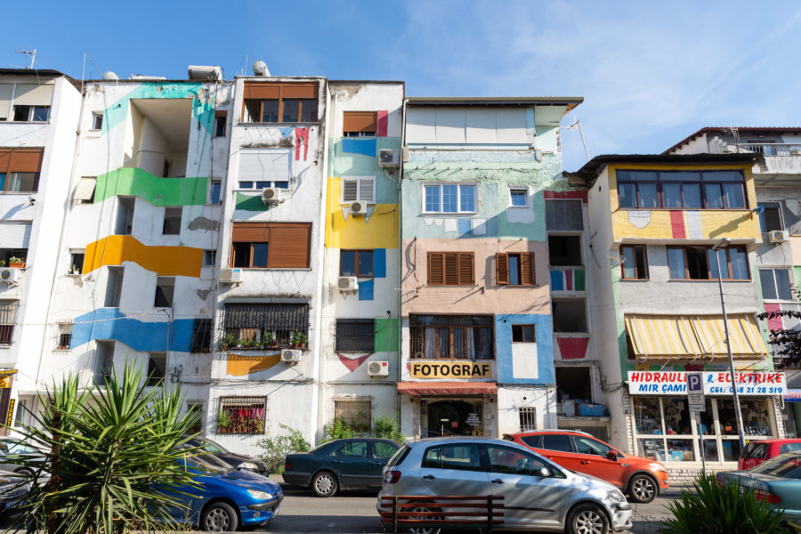 Quartier Blloku à Tirana, Albanie