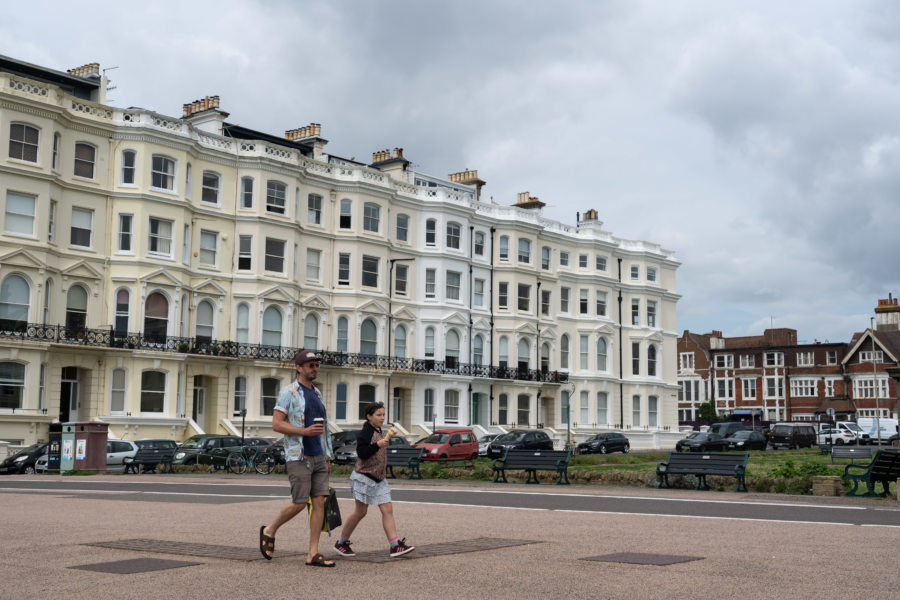 Architecture de Brighton à Hove, Angleterre