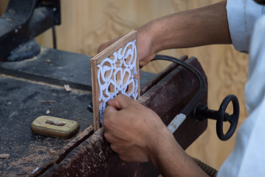 Artisan à Tetouan à l'école des arts et métiers