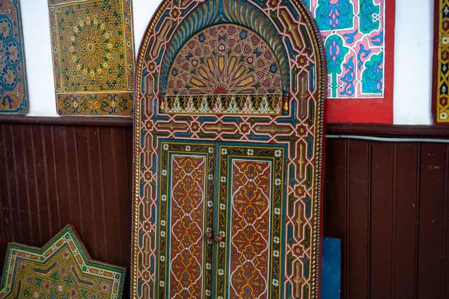 Artisanat marocain : le zouak à Tetouan
