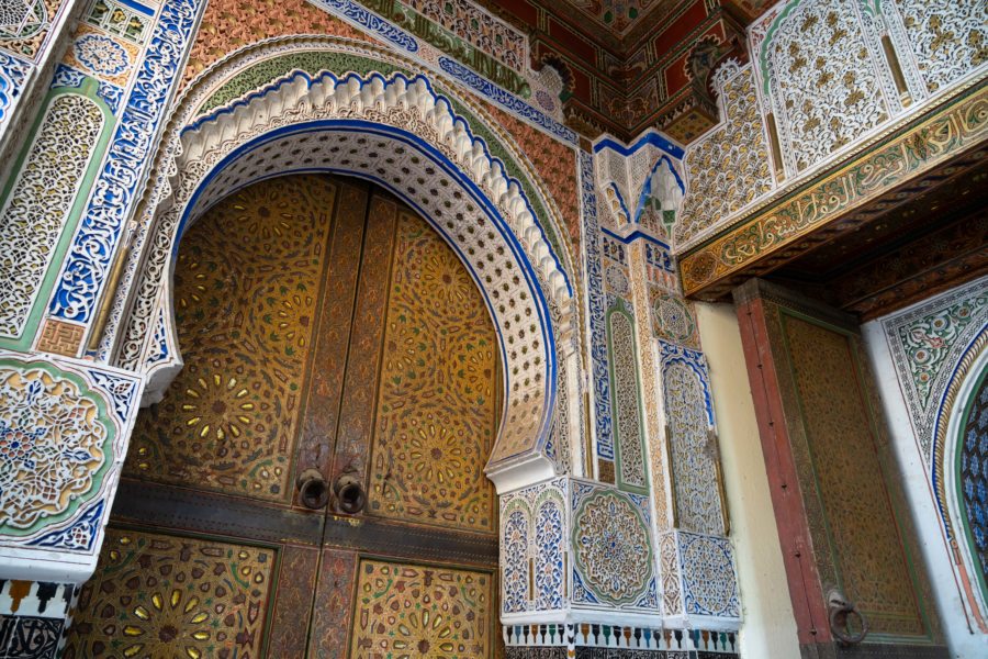 Autour du mausolée Moulay Idriss II à Fès