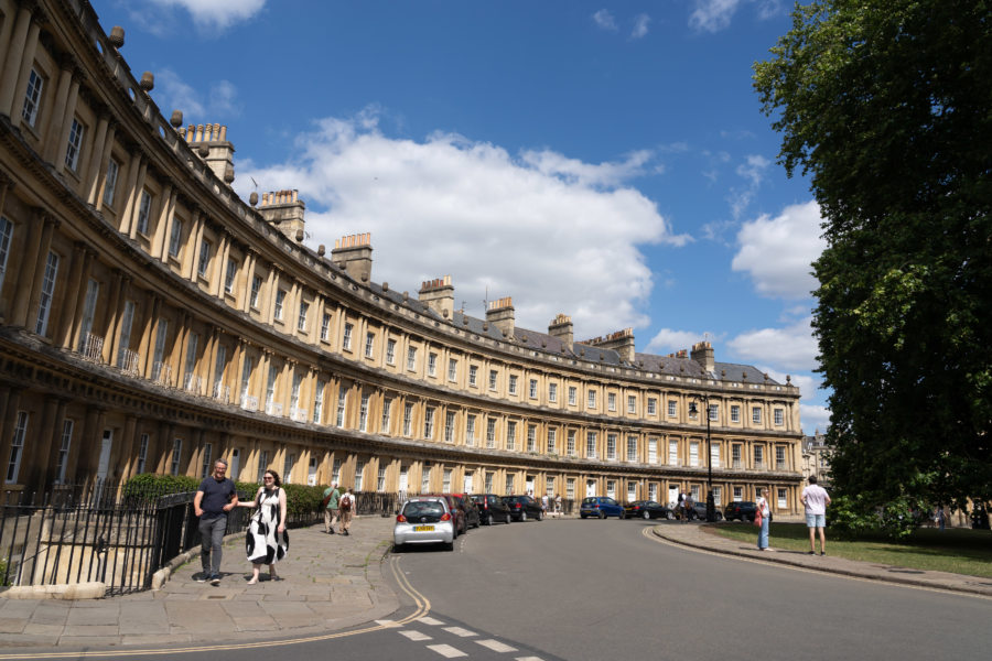 The Circus, monument à Bath en Angleterre