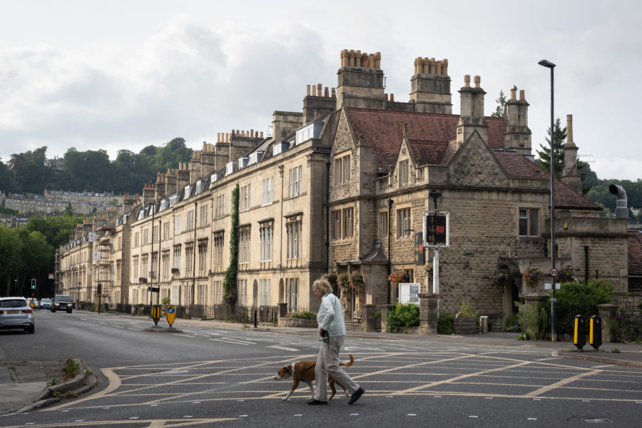 Ville de Bath, quartier des Sydney gardens