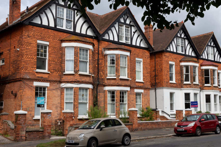 Belles maisons dans le quartier de Hove à Brighton