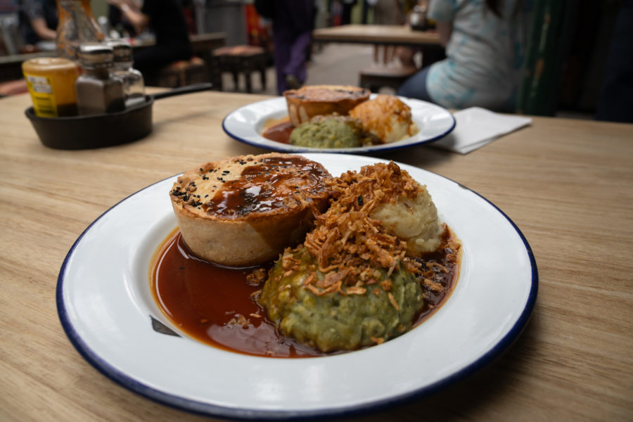Pie anglaise chez Pieminister à Bristol